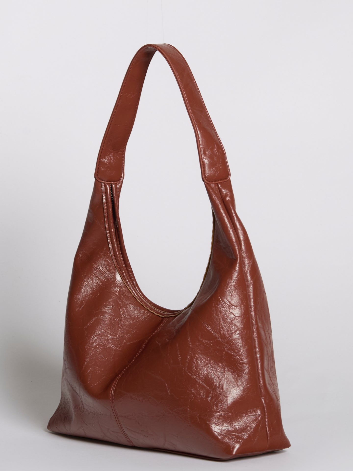 Distressed Vegan Leather Tote Bag for Everyday Use - Stylish and Durable