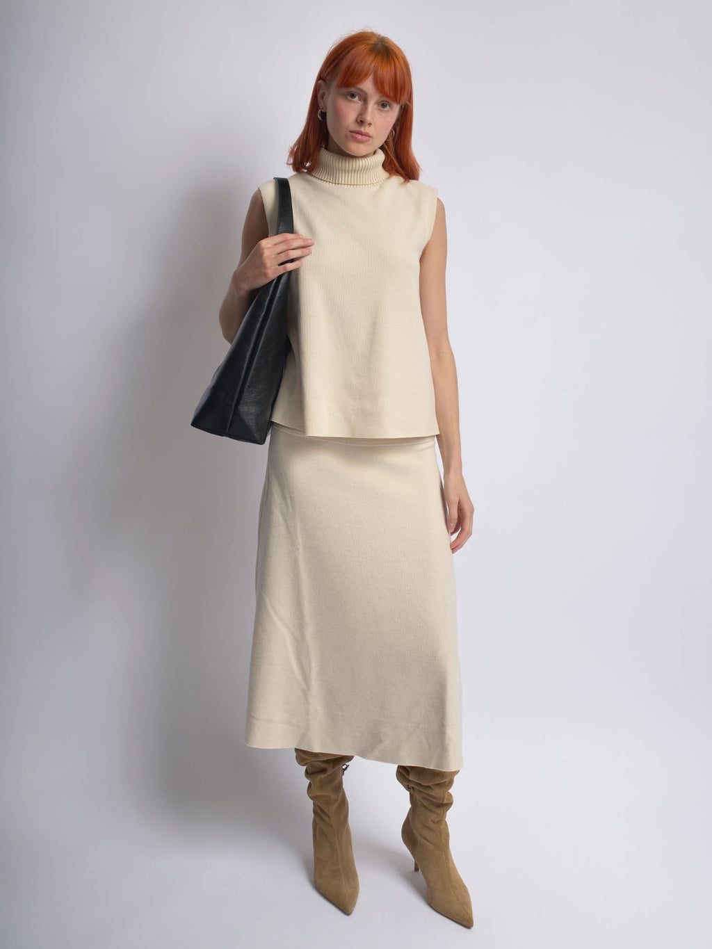 Leather Shoulder Bag - Olivia Style - Versatile Handbag for Everyday Use