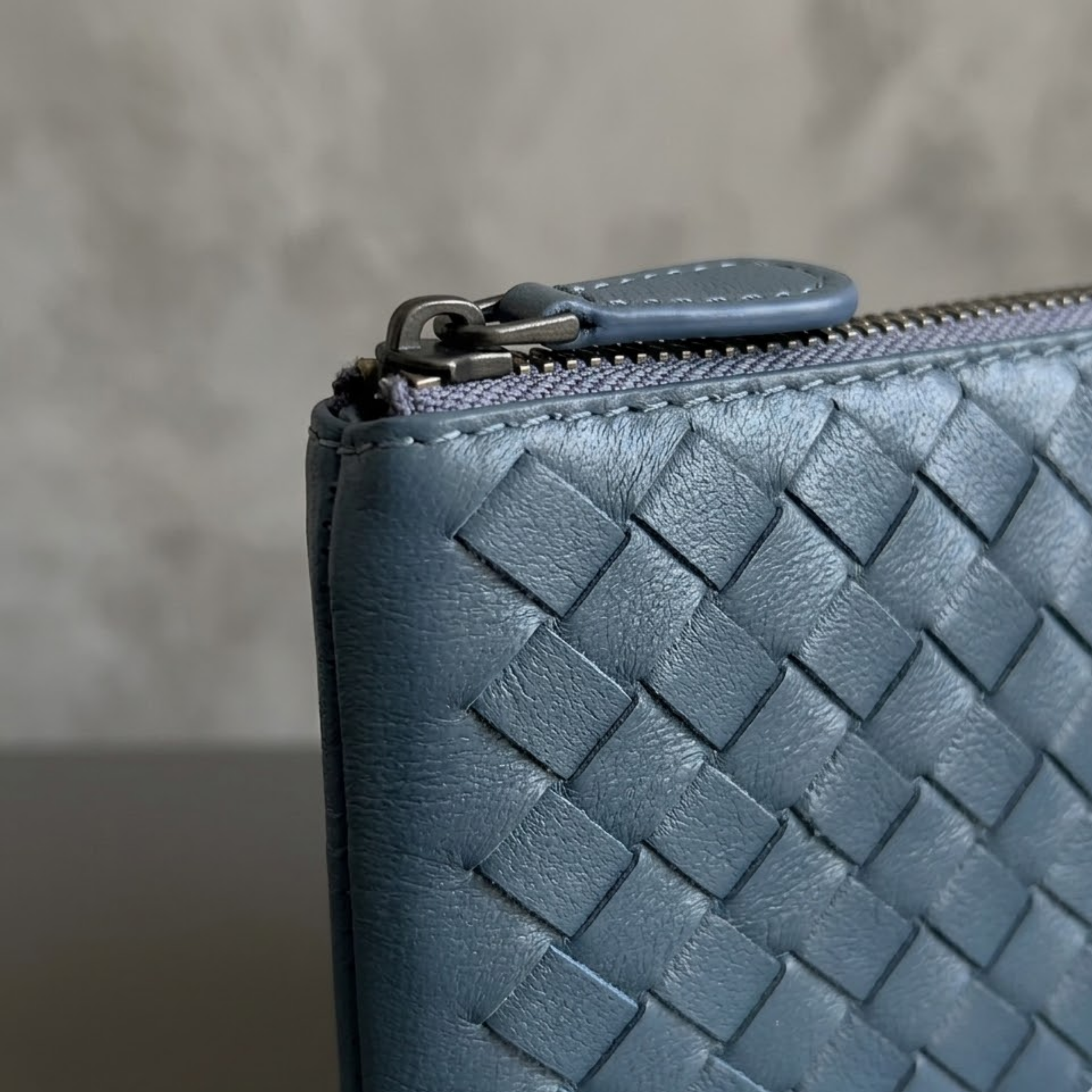 Handwoven Lambskin Key Fob and Card Wallet - Stylish Accessory for Everyday Use