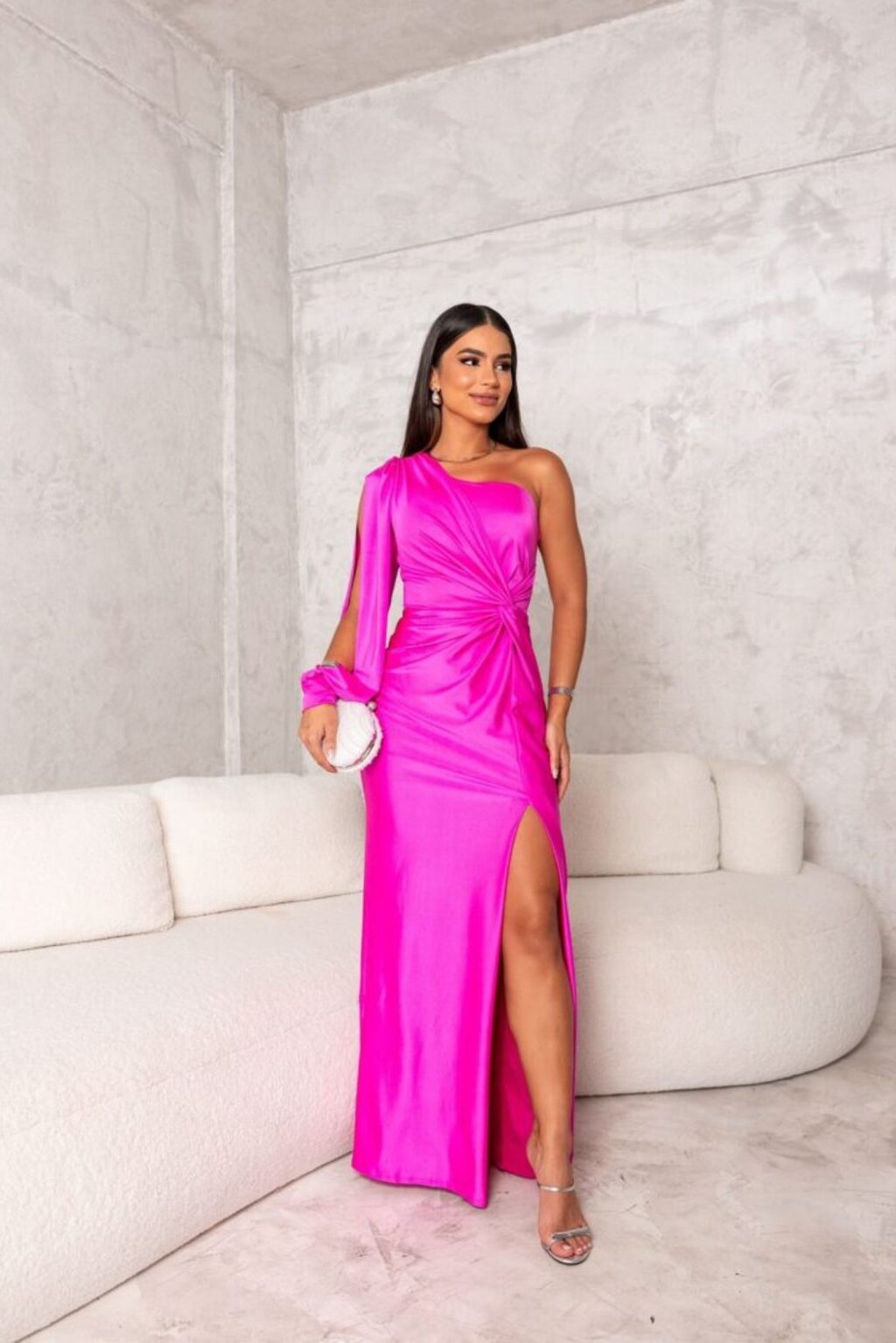 One-Shoulder Maxi Dress | Elegant Evening Gown | Formal Wear for Special Occasions