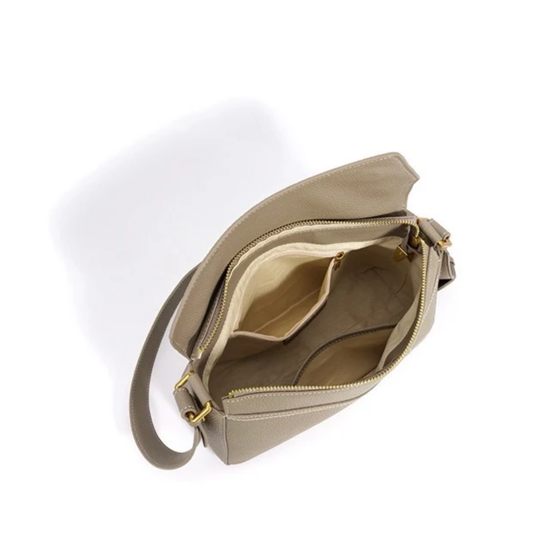 Genuine Leather Geometric Crossbody Shoulder Bag for Everyday Use