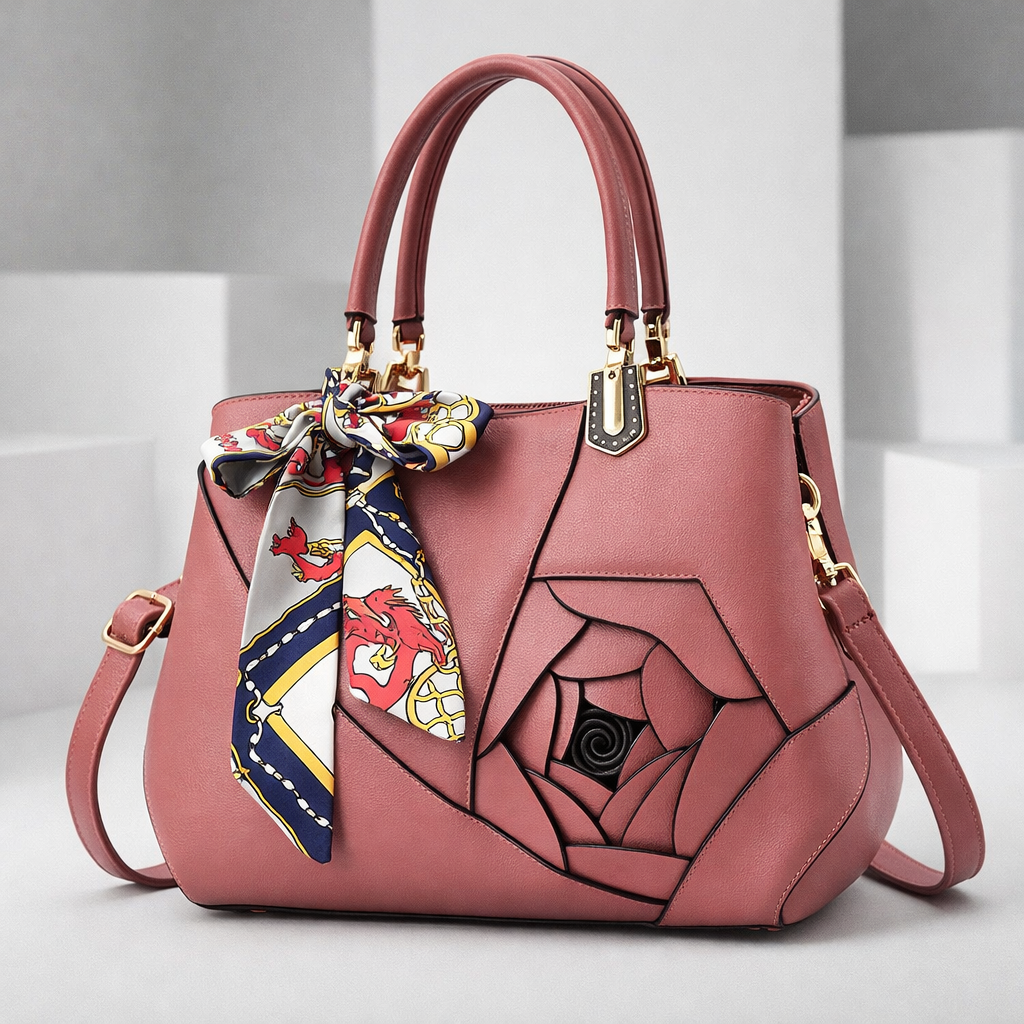 Fleuria Leather Tote Bag – Stylish Everyday Handbag