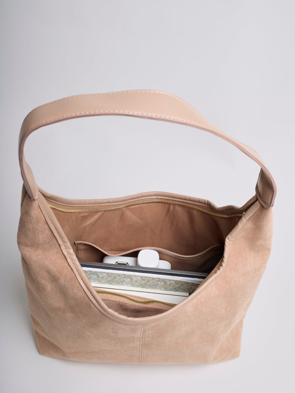 Vegan Leather Half-Moon Tote Bag - Stylish and Versatile Handbag for Everyday Use