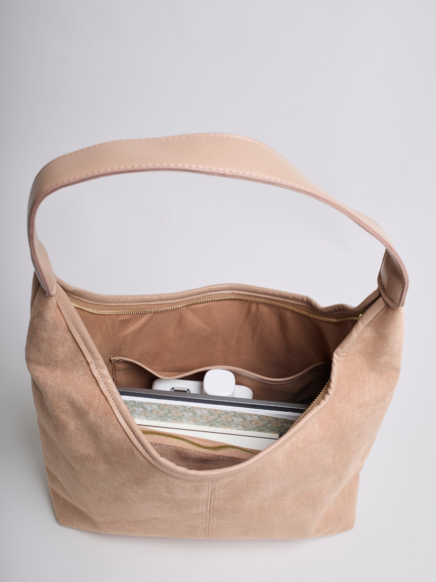Vegan Leather Half-Moon Tote Bag - Stylish and Versatile Handbag for Everyday Use