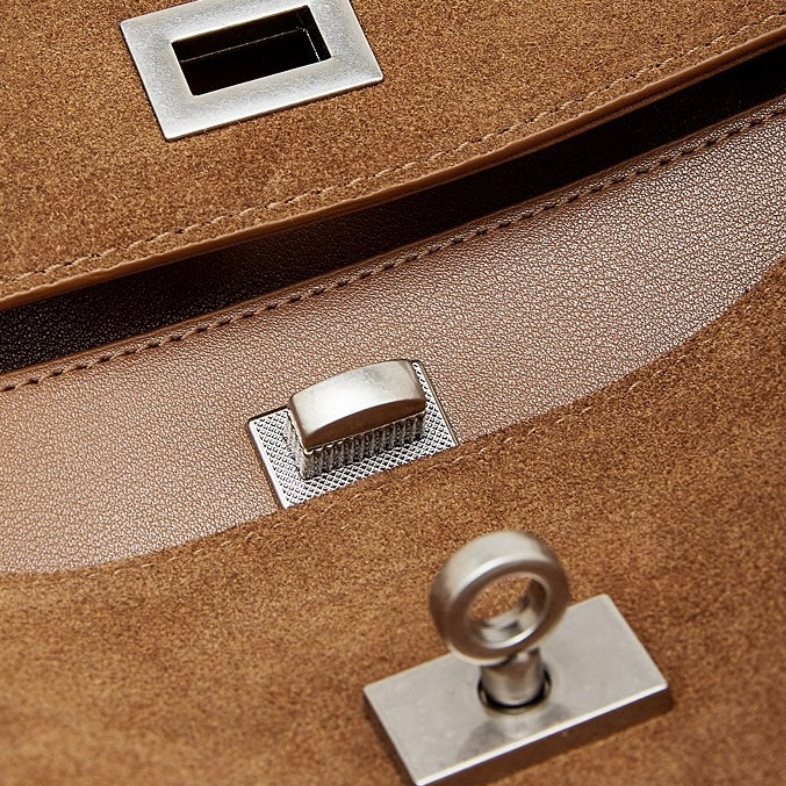 Soft Suede Leather Top-Handle Bag for Everyday Use - Stylish and Versatile