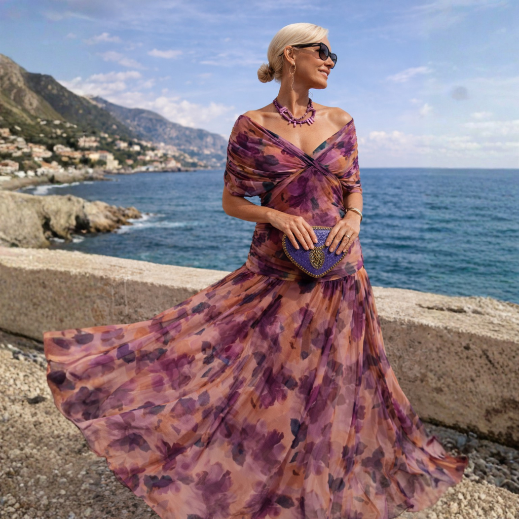 Eleanor | Off Shoulder Maxi Dress