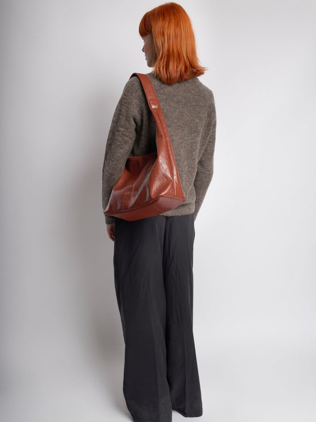 Distressed Vegan Leather Tote Bag for Everyday Use - Stylish and Durable