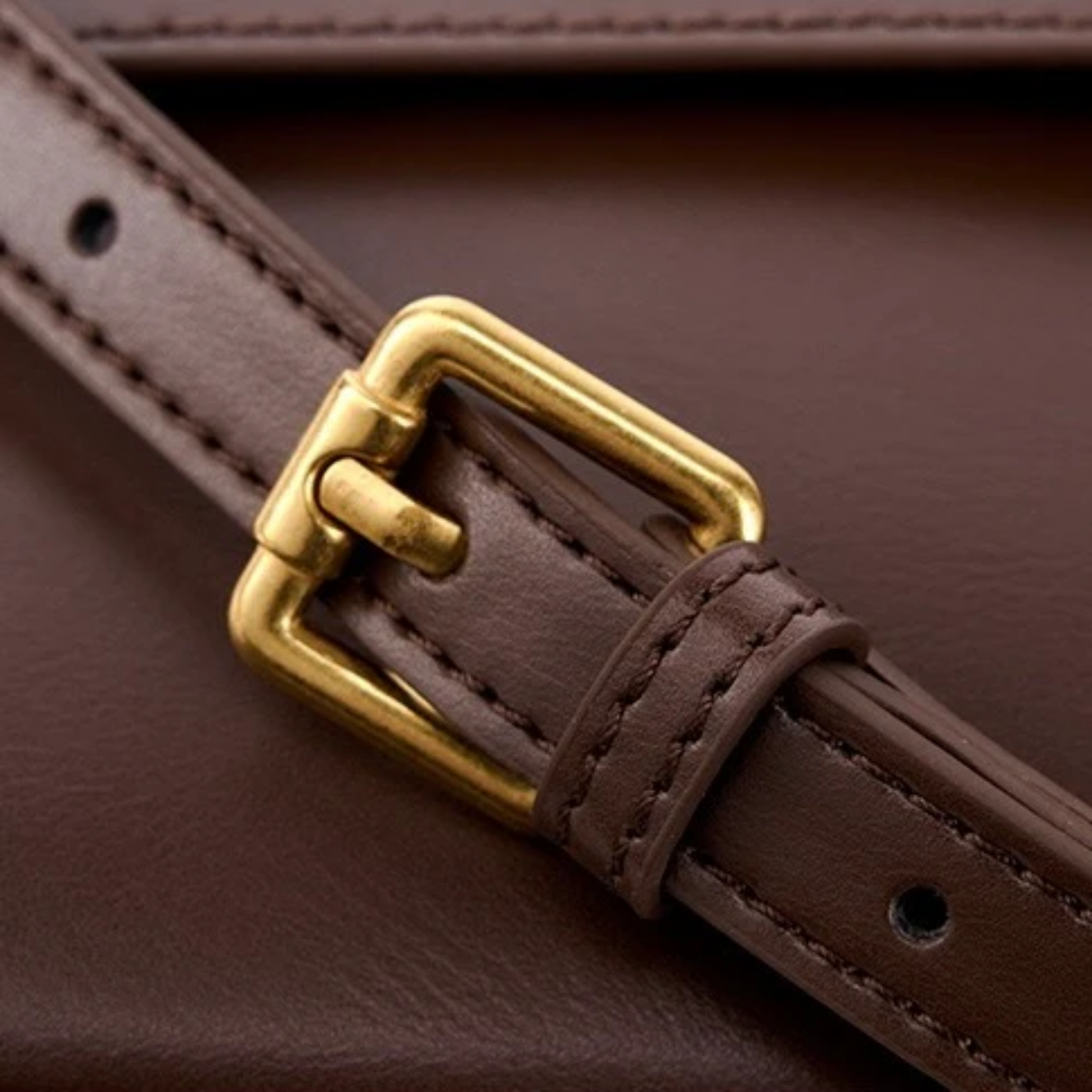 Genuine Leather Shoulder Box Bag - Stylish Crossbody for Everyday Use