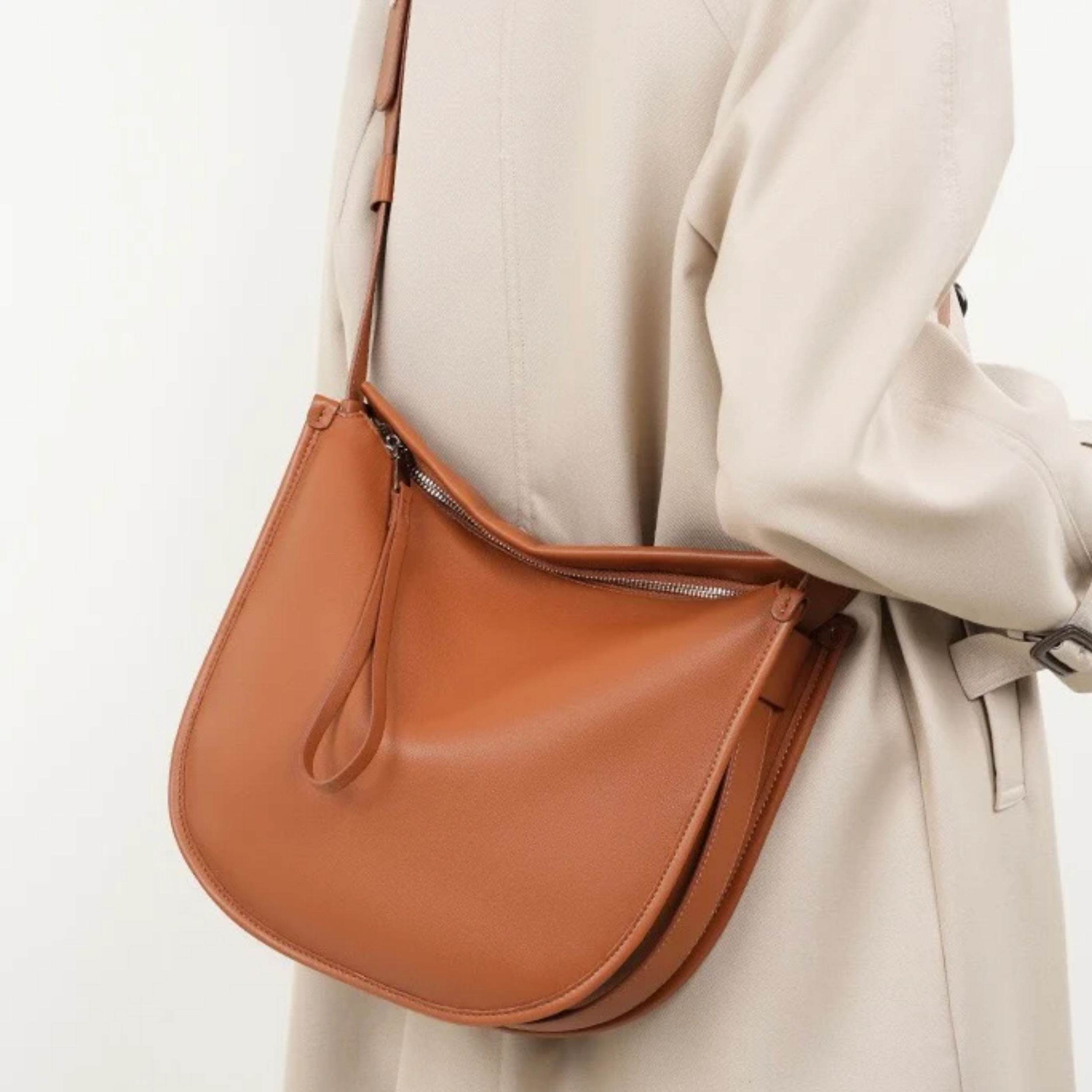 Genuine Leather Soft Tote Bag for Everyday Use - Stylish and Durable Design