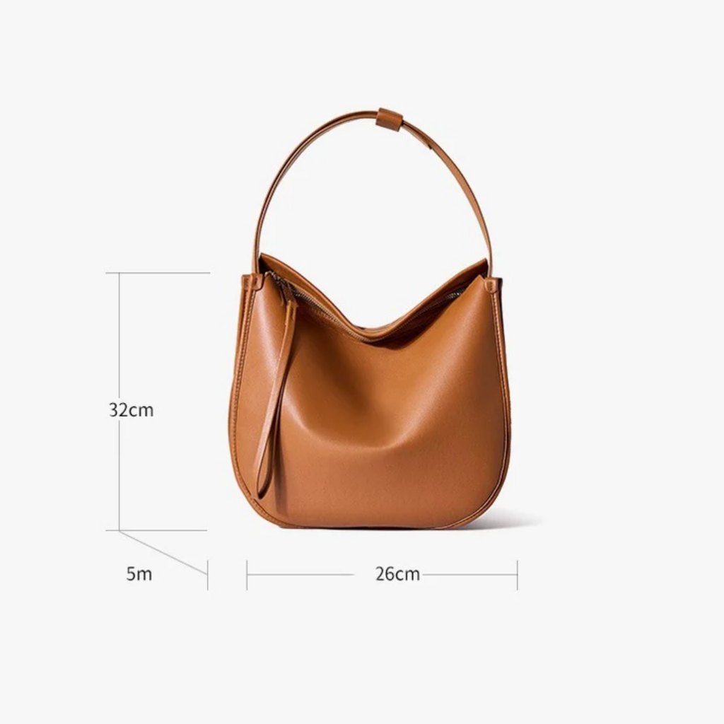 Genuine Leather Soft Tote Bag for Everyday Use - Stylish and Durable Design