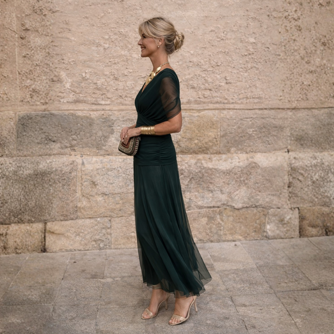 Eleanor | Off Shoulder Maxi Dress