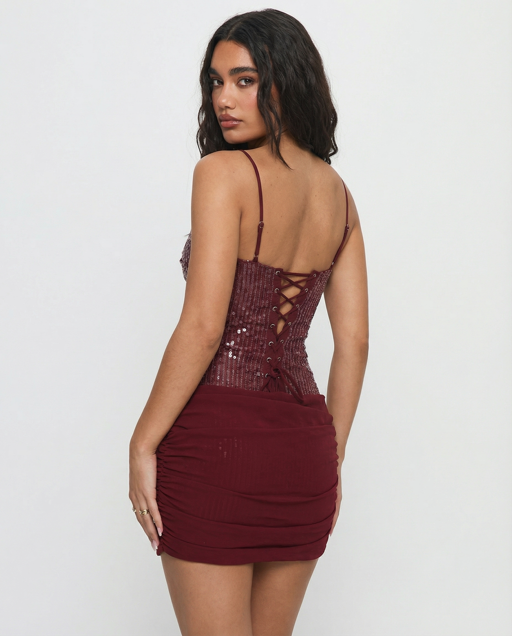 Mini Dress with Floral Print - Lightweight Casual Summer Dress for Women