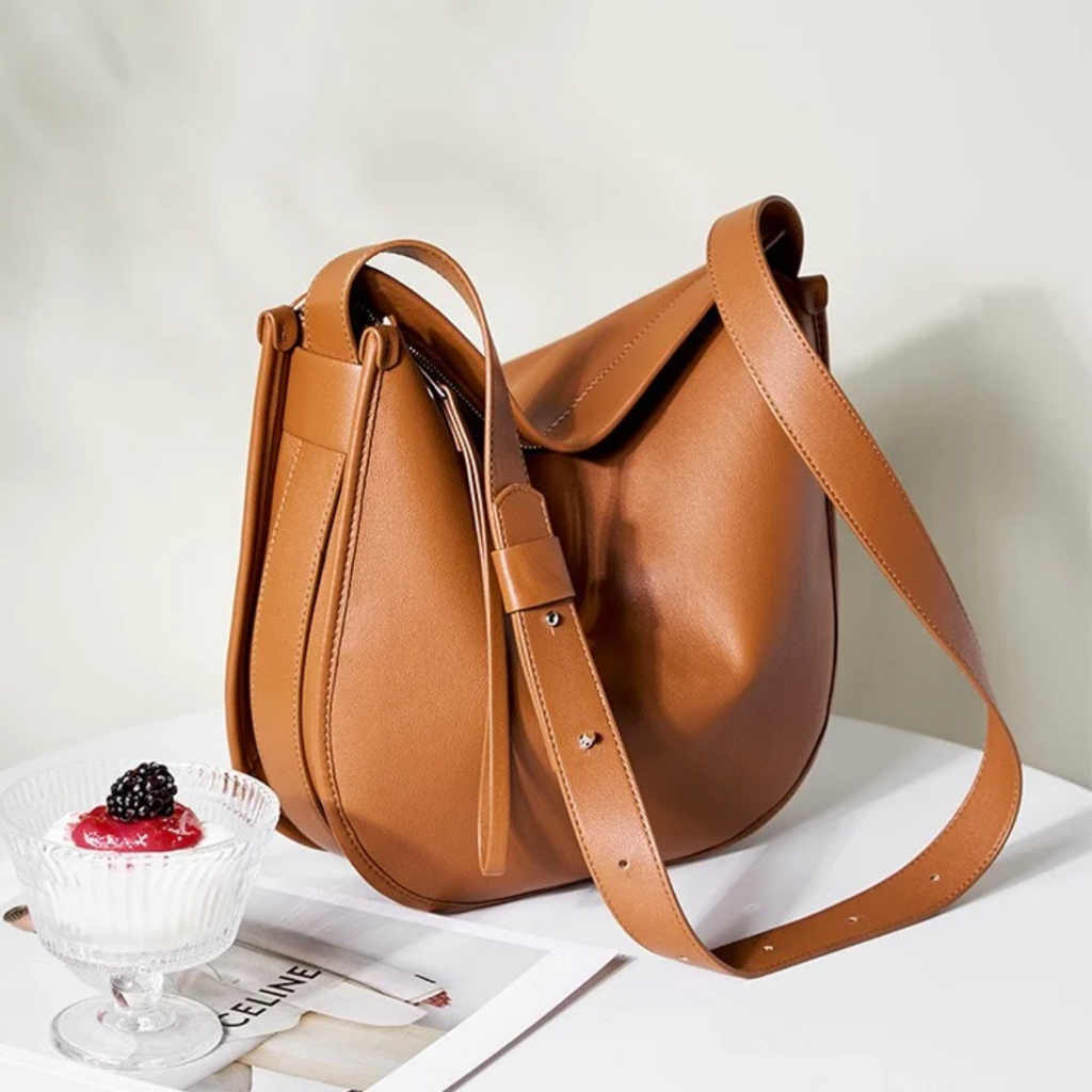 Genuine Leather Soft Tote Bag for Everyday Use - Stylish and Durable Design