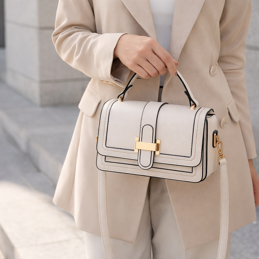 Lorne Handbag - Leather Tote Bag - Stylish Everyday Use - Versatile Design