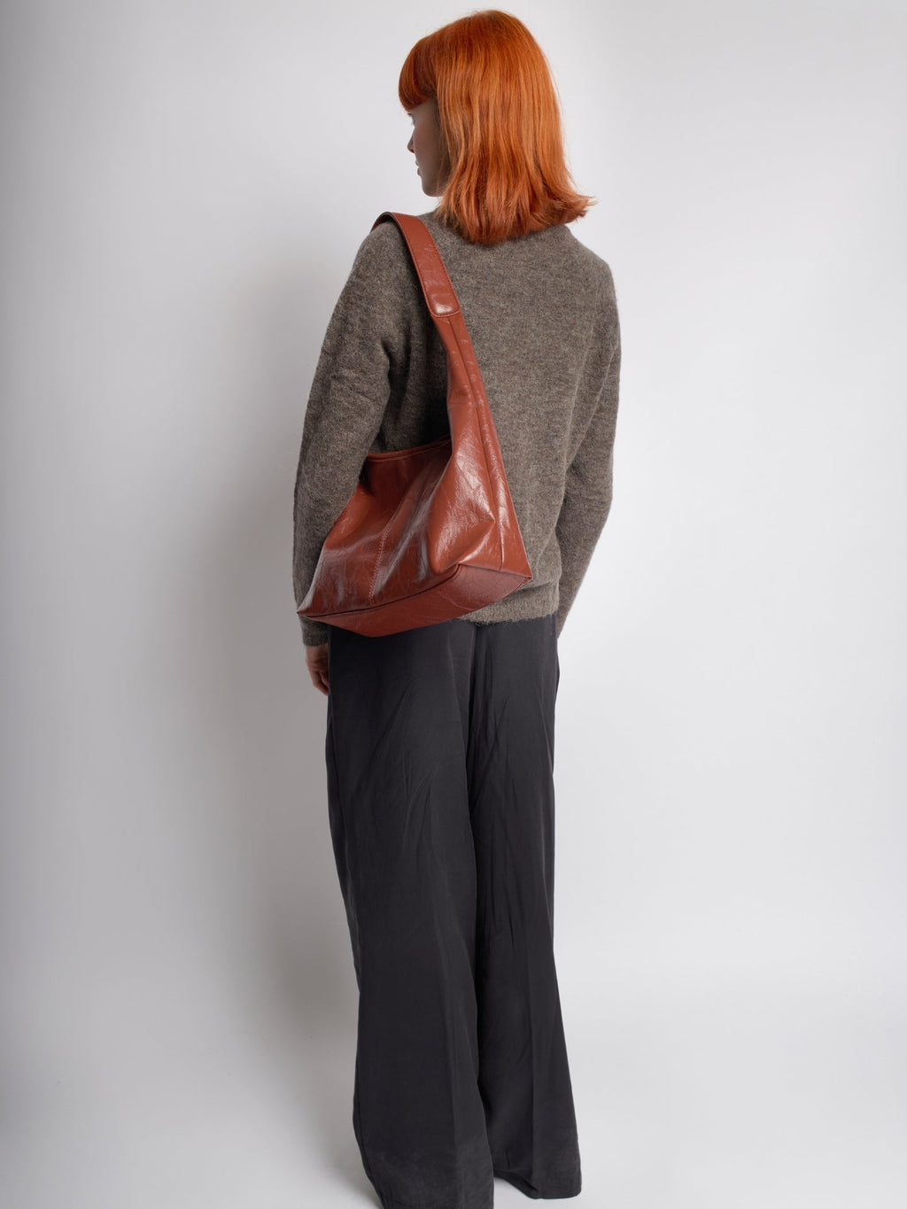 Distressed Vegan Leather Tote Bag for Everyday Use - Stylish and Durable