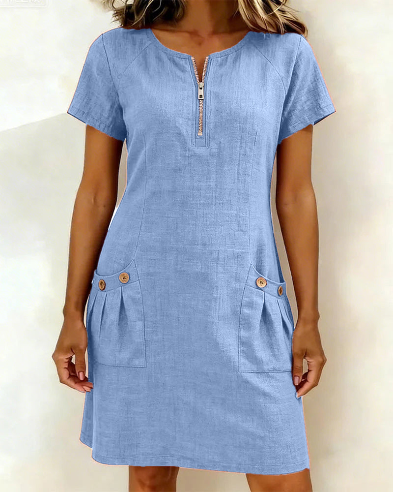 Bea Dress | Natural Elegance for Everyday Wear