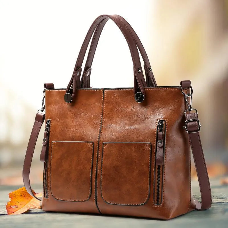 Luxe Leather Crossbody Bag - Stylish and Versatile Everyday Accessory