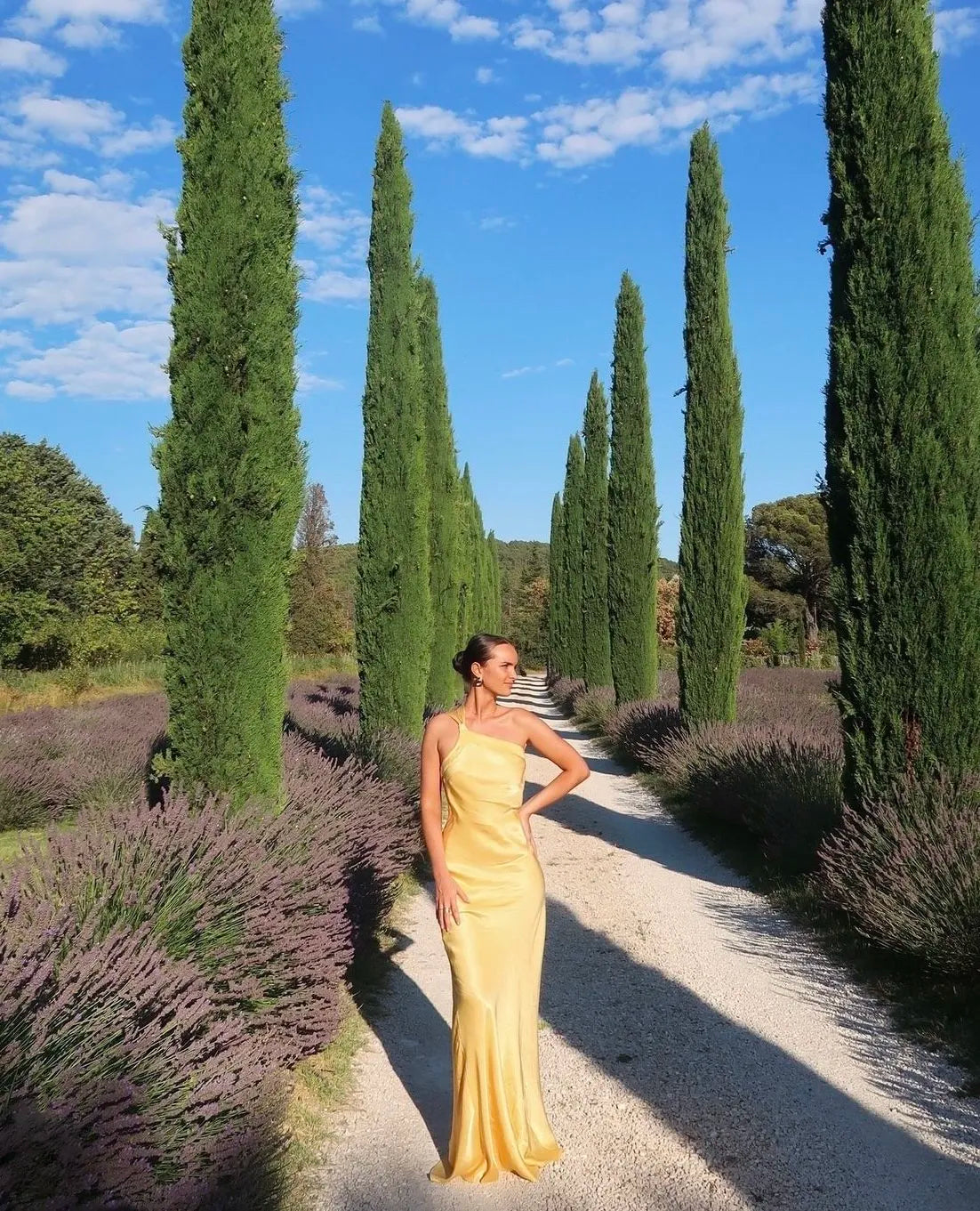 Satin Open Back Maxi Dress | Soft and Elegant Evening Wear