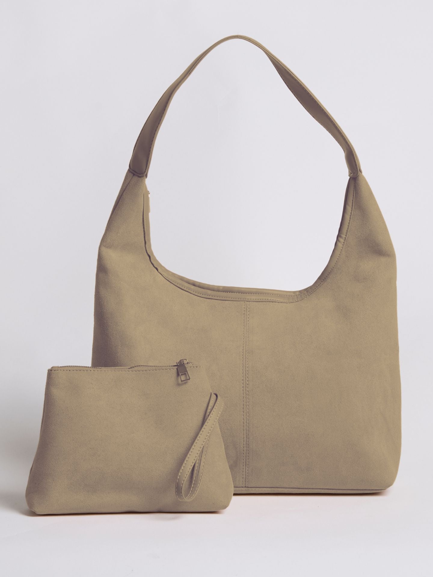 Vegan Leather Half-Moon Tote Bag - Stylish and Versatile Handbag for Everyday Use