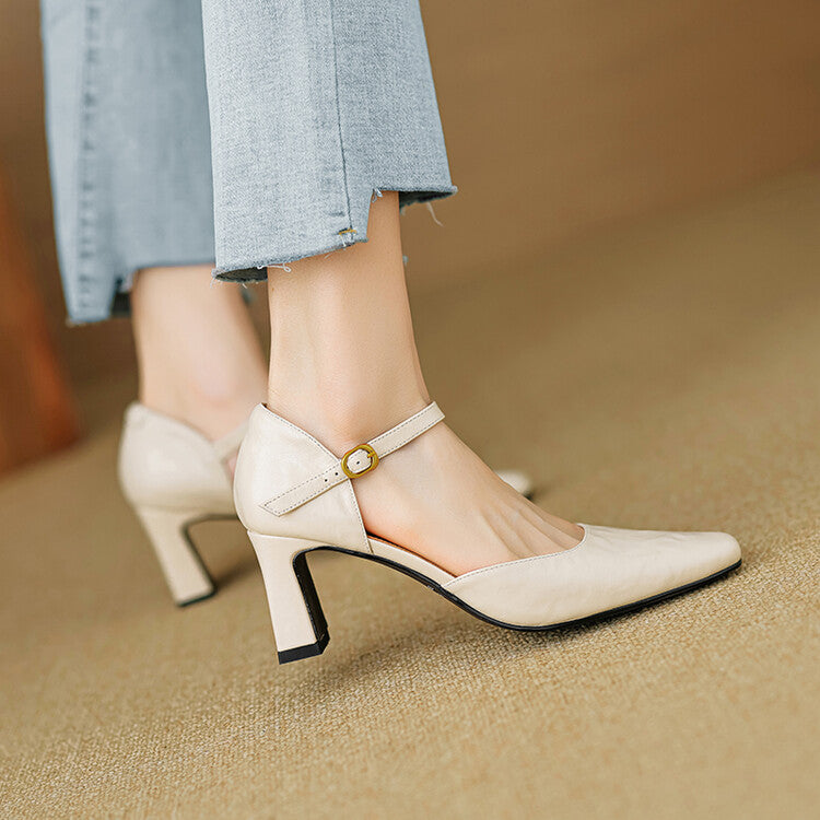 Elegant Stiletto Heels for Women - Faux Leather, Chic Evening Footwear