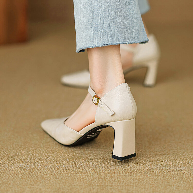 Elegant Stiletto Heels for Women - Faux Leather, Chic Evening Footwear