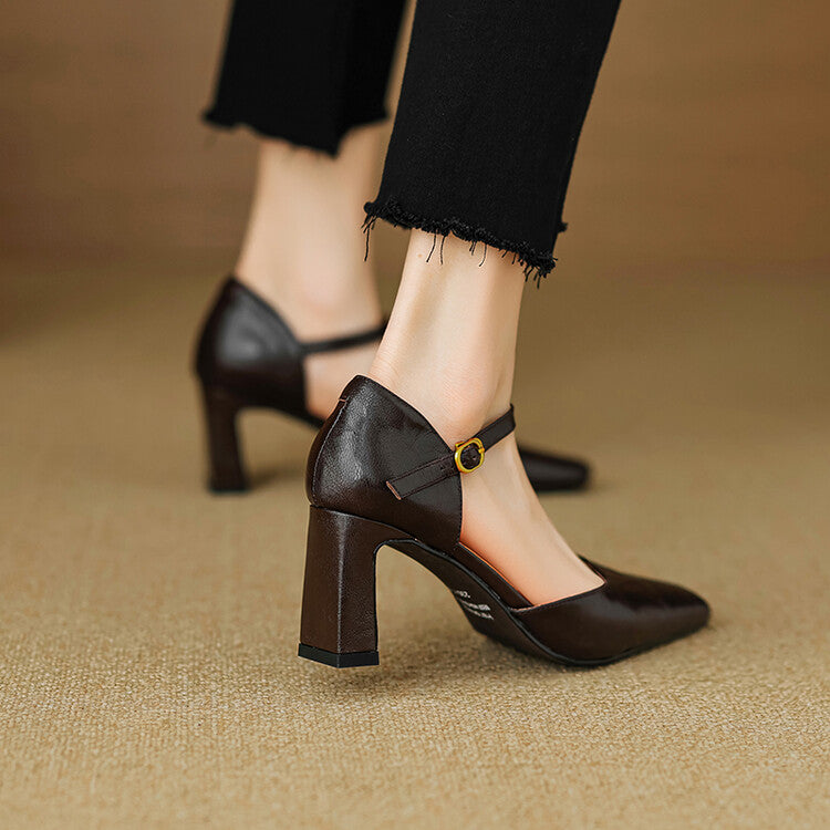 Elegant Stiletto Heels for Women - Faux Leather, Chic Evening Footwear