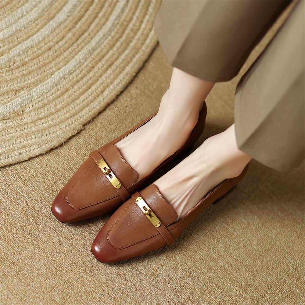 Genuine Leather Heels for Women - Stylish Dress Shoes for Formal Occasions