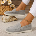 Suede Loafers for Women - Comfortable Slip-On Design for Casual Wear