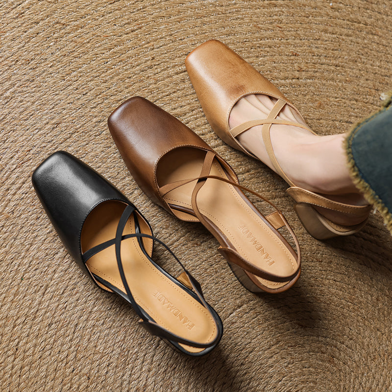 Leather Heels for Women - Classic Design for Formal and Casual Wear