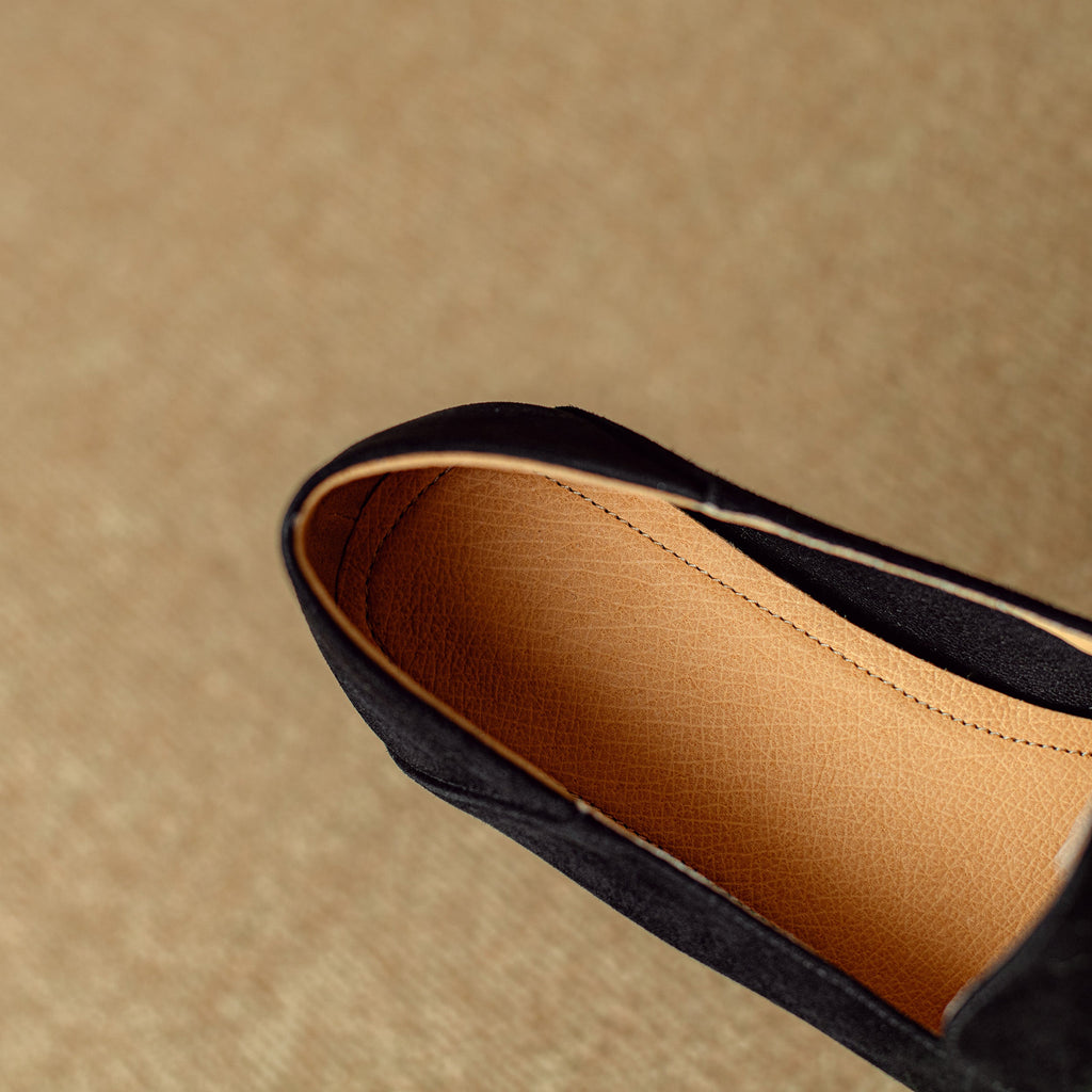 Suede Loafers for Women - Comfortable Casual Slip-On Shoes in Various Colors