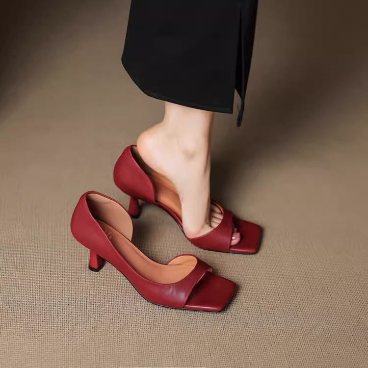 Elegant Stiletto Heels in Black Suede for Formal Events and Parties