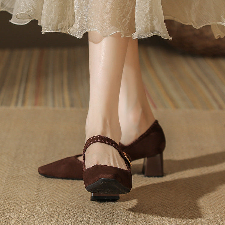 Suede High Heels for Women - Elegant Dress Shoes for Formal Events