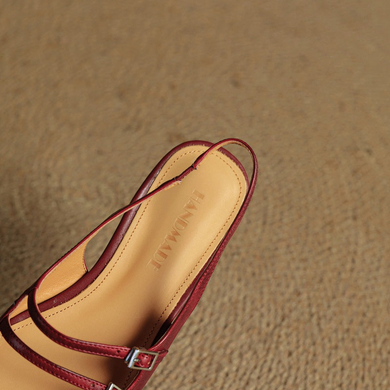 Leather Flats for Women - Comfortable Slip-On Design for Everyday Wear