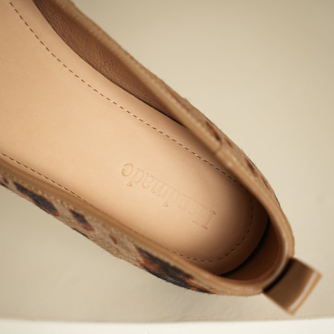 Bow Flats for Women - Comfortable Fabric Slip-On Shoes for Everyday Wear