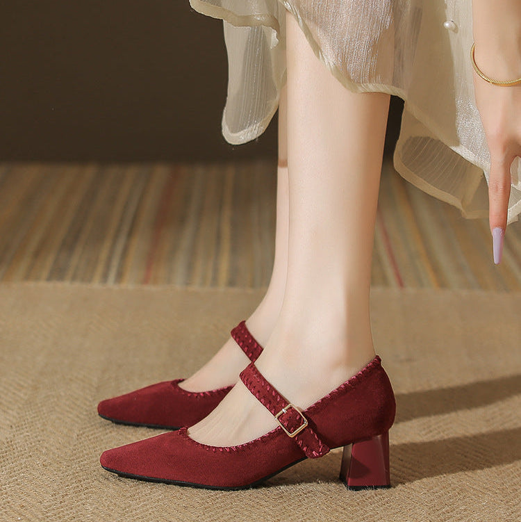 Suede High Heels for Women - Elegant Dress Shoes for Formal Events