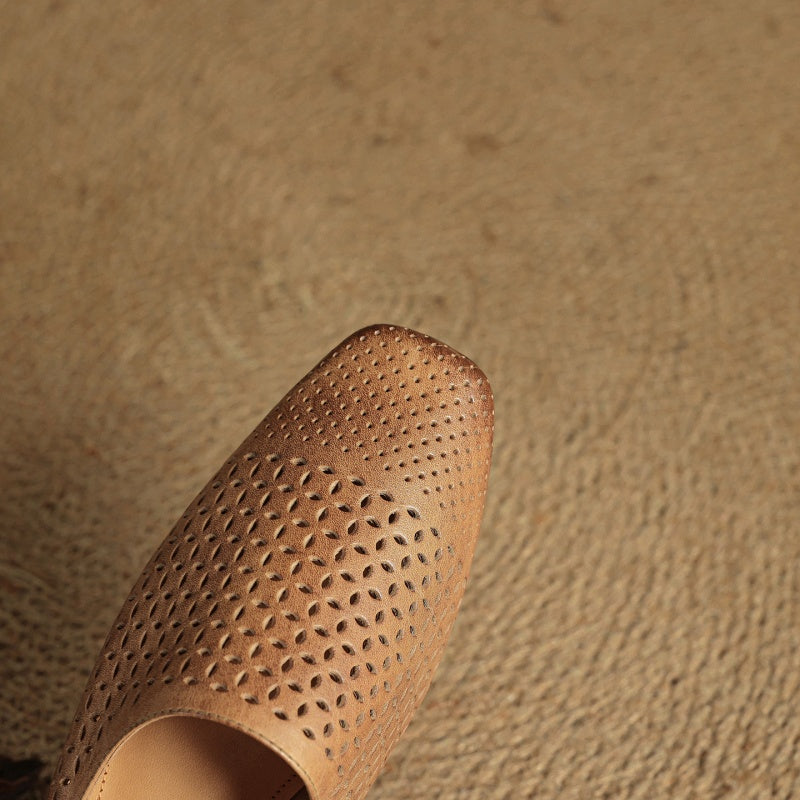 Leather Mules for Women - Stylish Slip-On Footwear for Everyday Wear