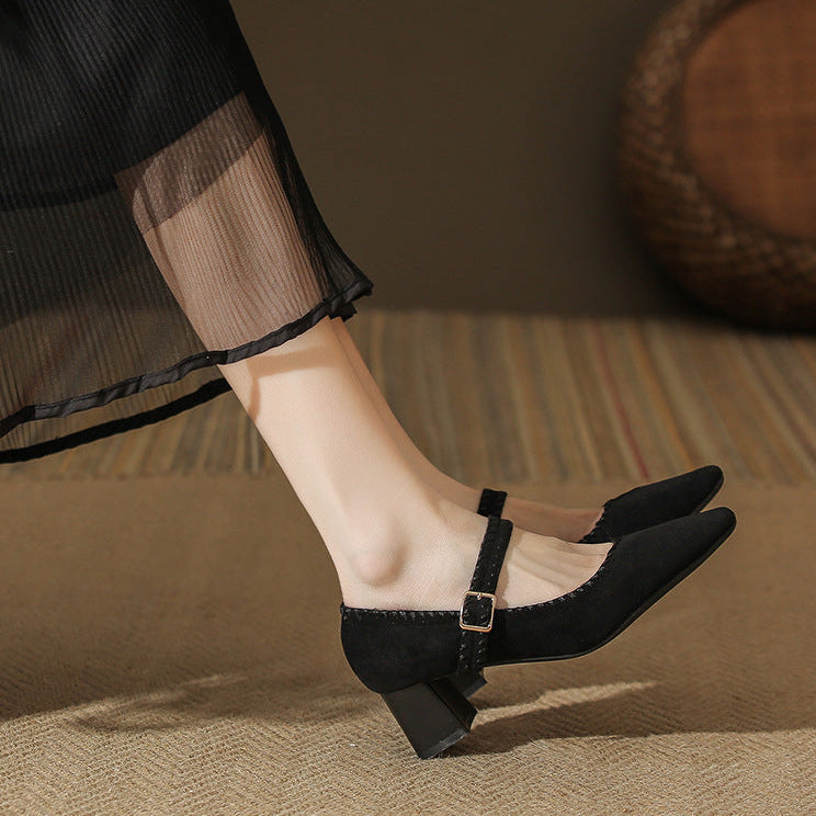 Suede High Heels for Women - Elegant Dress Shoes for Formal Events