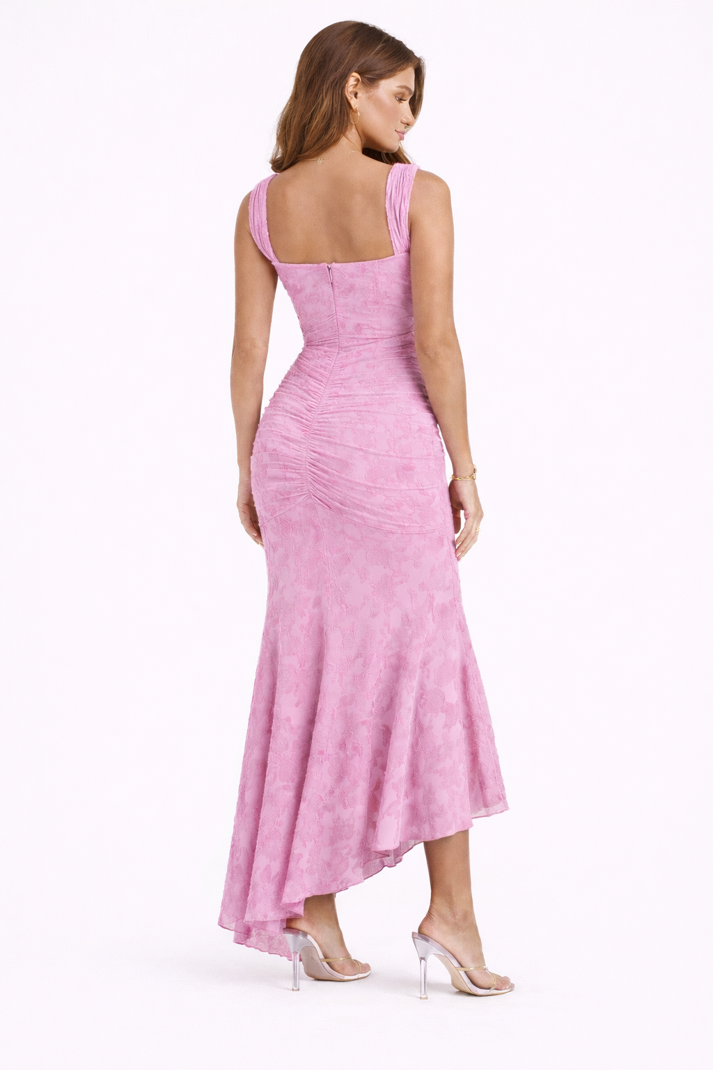 Satin Midi Dress | Bias Cut | Luminous Neutral | Evening Wear