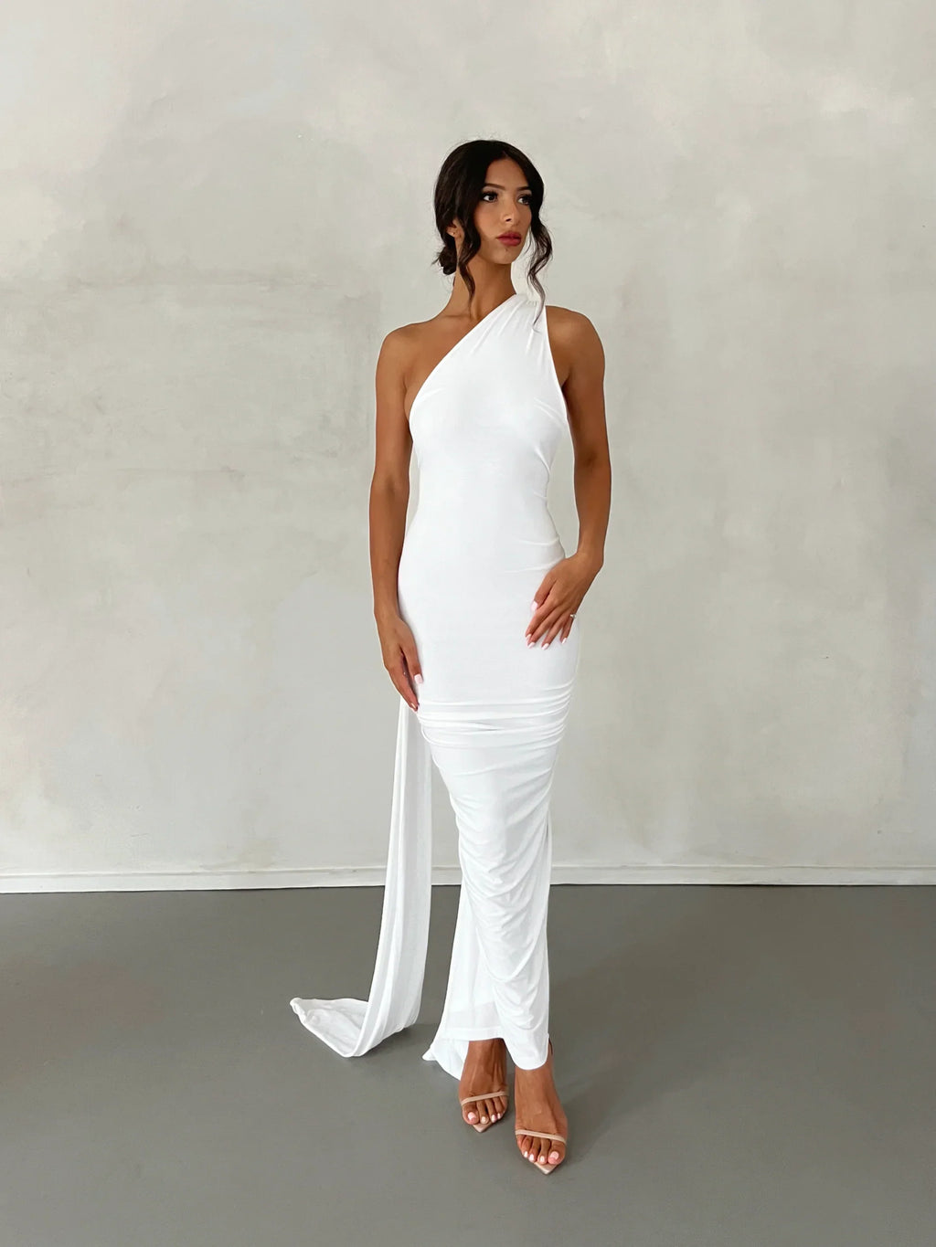 Maxi Dress with Sash Detail | Modern Design for Casual or Formal Wear