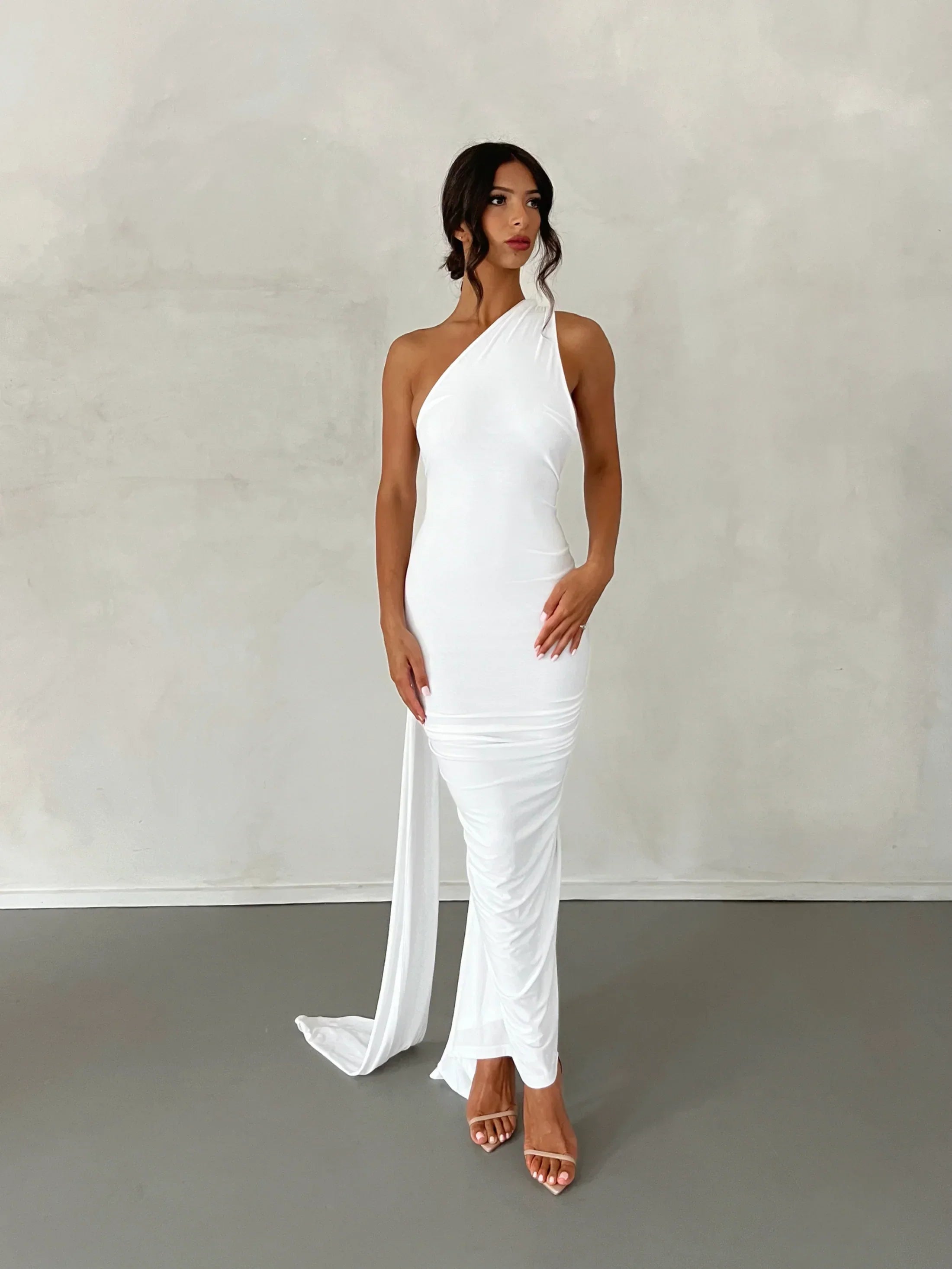 Maxi Dress with Sash Detail | Modern Design for Casual or Formal Wear