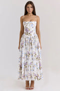 Floral Cut-Out Maxi Dress | Lightweight Fabric | Summer Casual Wear