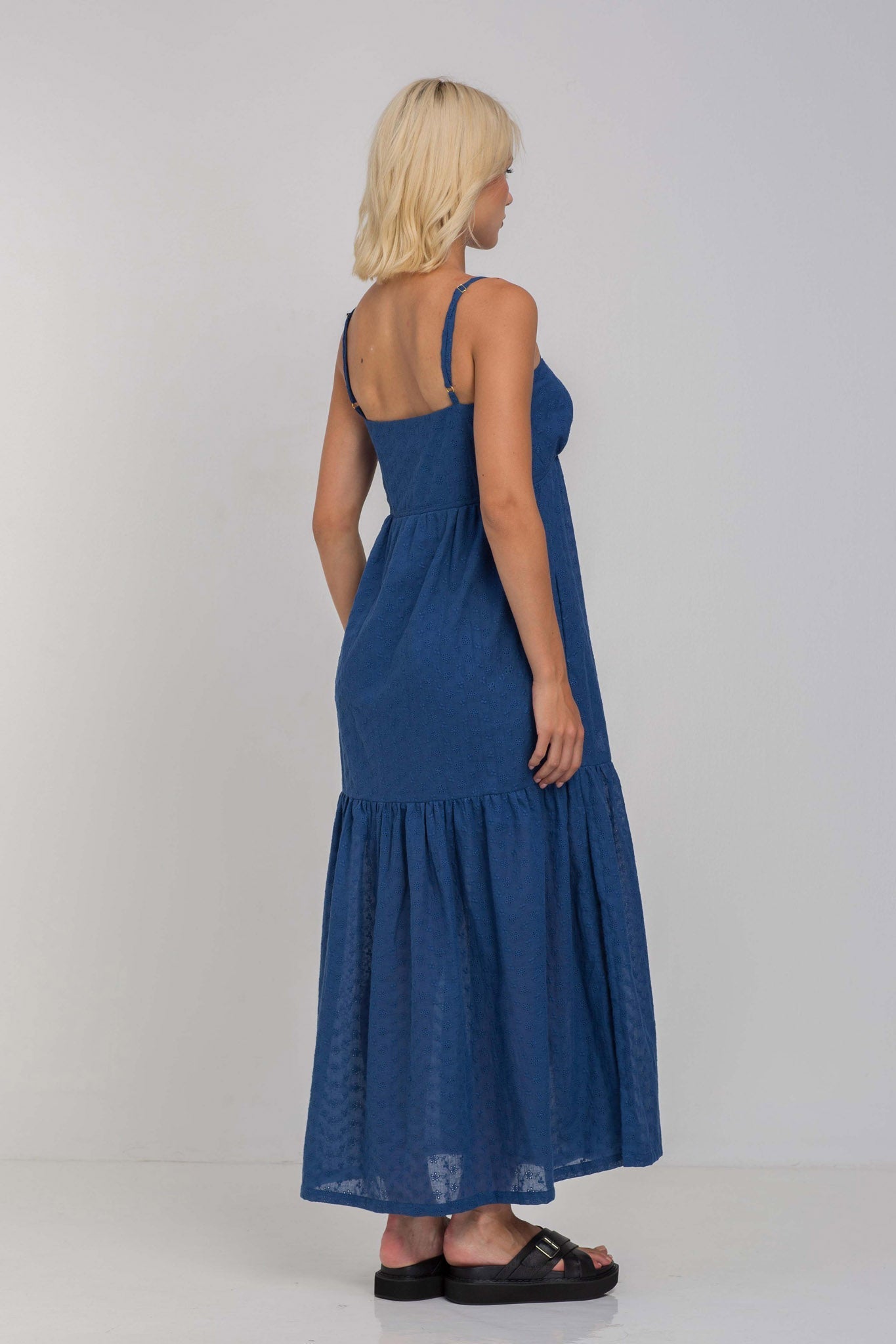 Dark Sky Midi Dress | Lightweight Fabric | Casual Wear | Fleeting Love Design