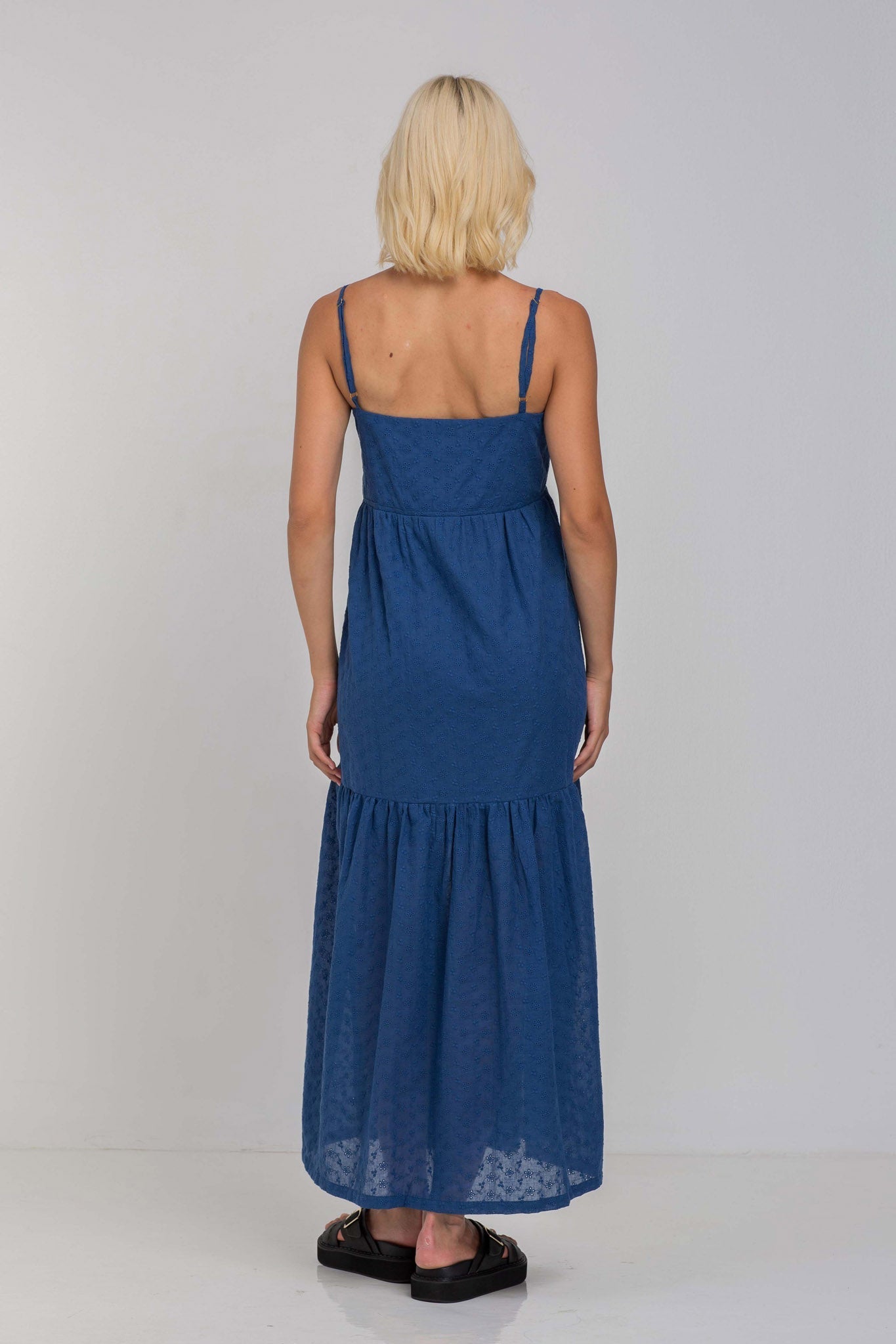 Dark Sky Midi Dress | Lightweight Fabric | Casual Wear | Fleeting Love Design
