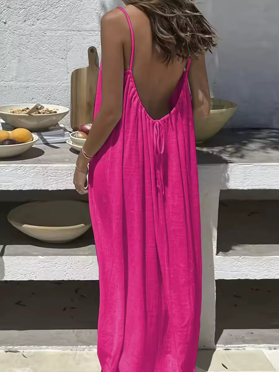 Celeste | Adjustable Open-Back Dress