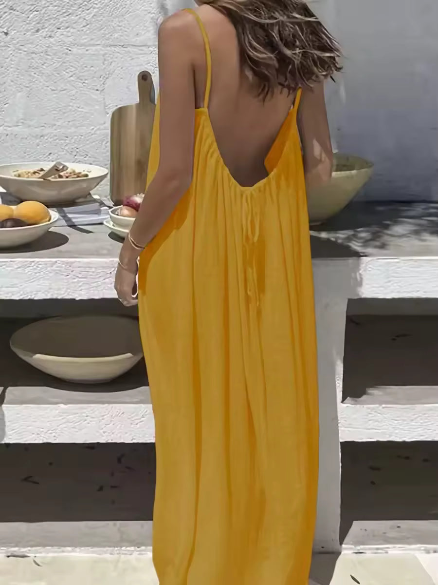 Celeste | Adjustable Open-Back Dress