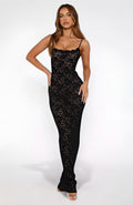 Lace Sweetheart Maxi Dress | Figure-Hugging Design for Formal Events