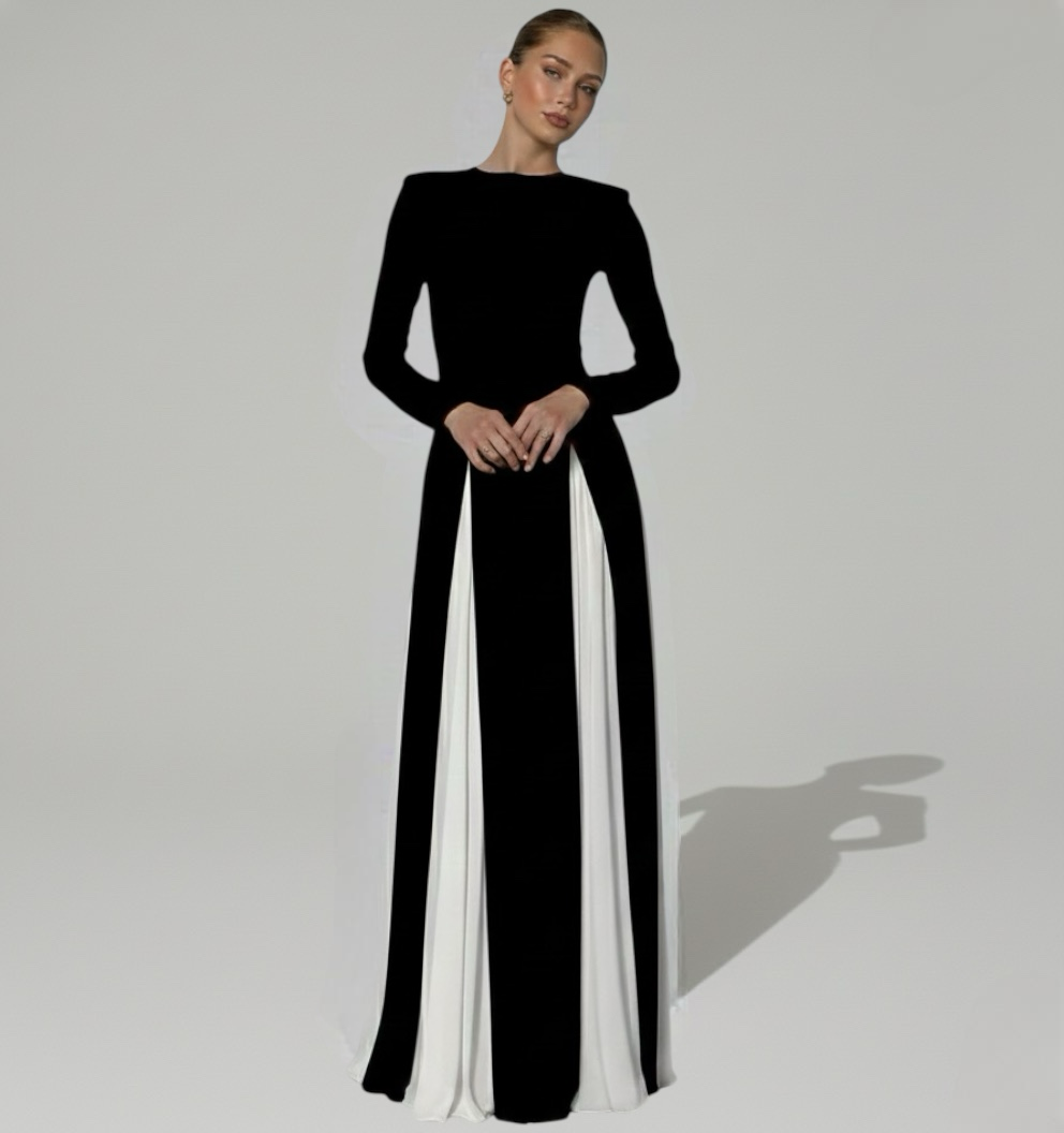 Maxi Dress with Modern Comfort Silhouette for Sophisticated Occasions