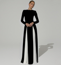 Maxi Dress with Modern Comfort Silhouette for Sophisticated Occasions