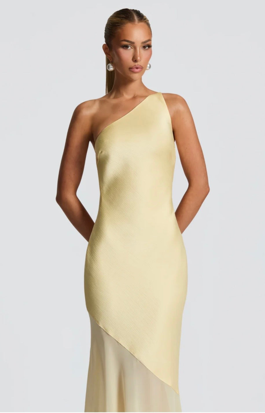 Layered Fluid Maxi Dress | Bias-Cut Design for Elegant Evening Wear