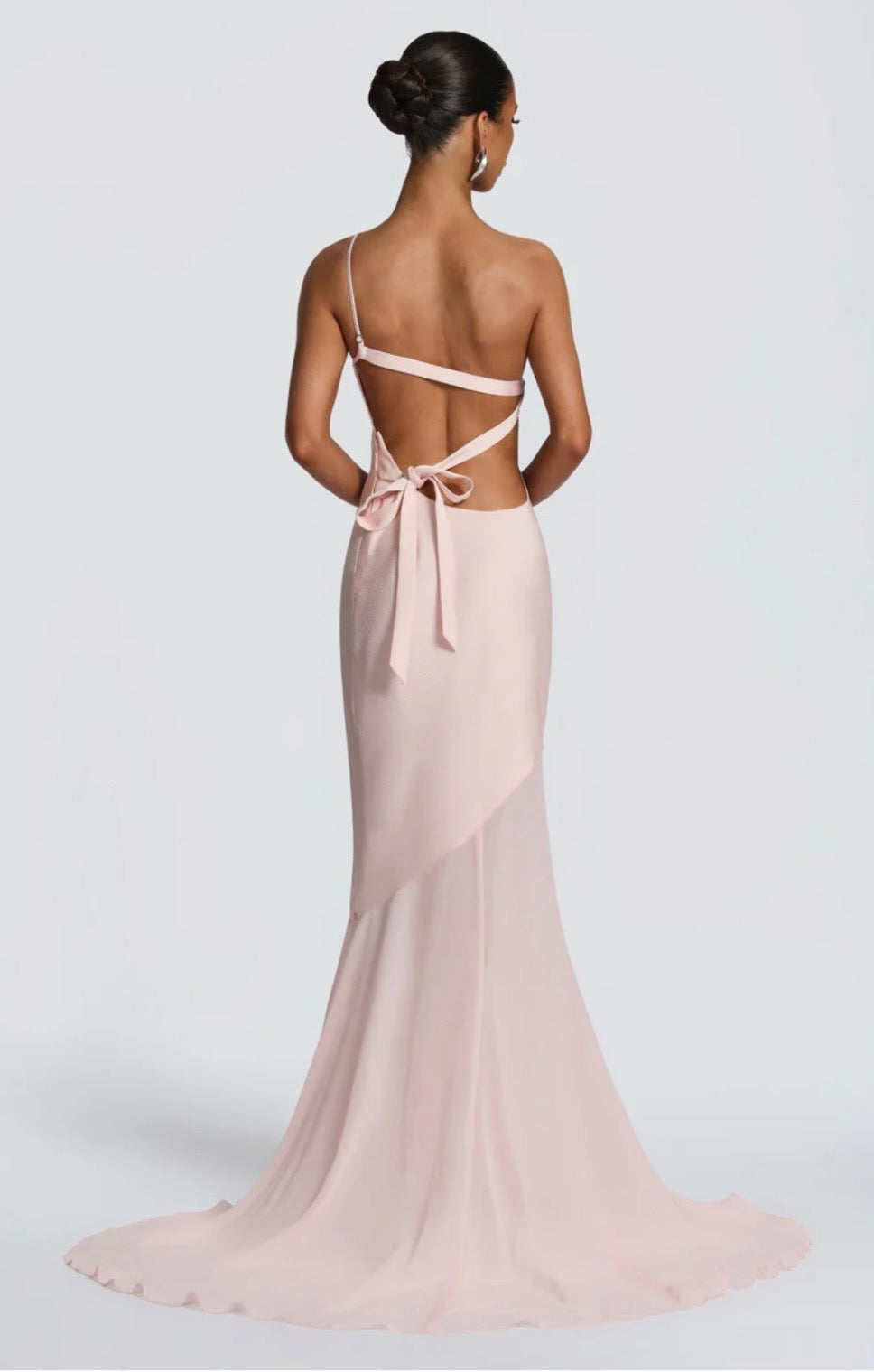 Layered Fluid Maxi Dress | Bias-Cut Design for Elegant Evening Wear